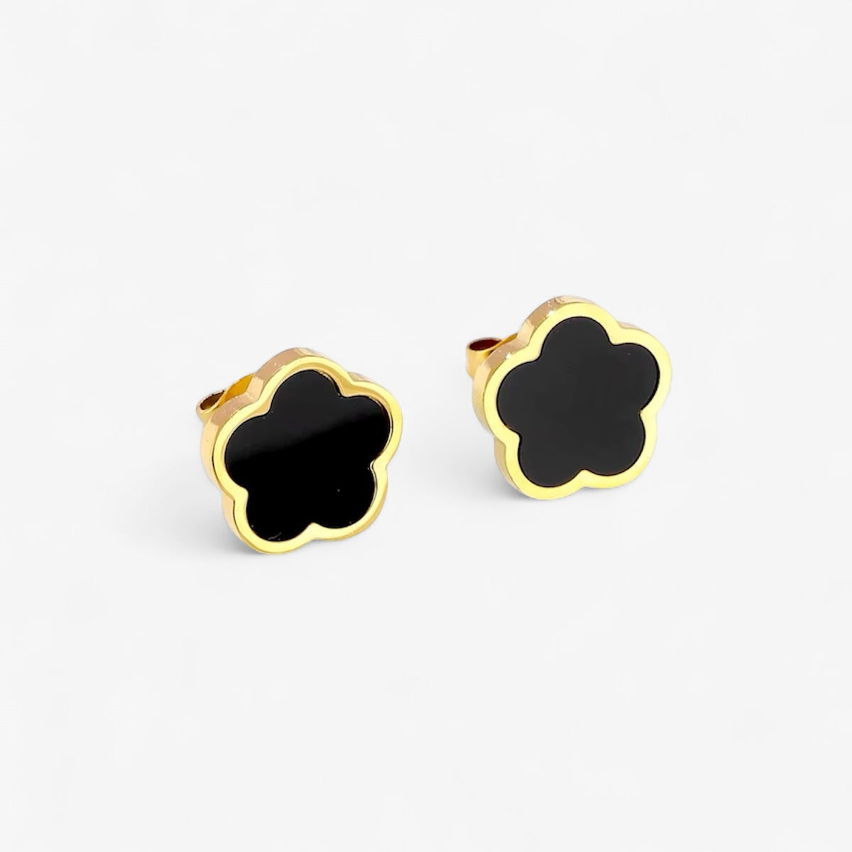 Cloverleaf Ohrringe Schwarz